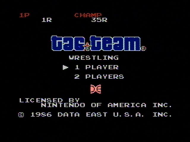 Tag Team Wrestling screenshot 4 for NES